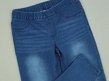 Spodnie jeansowe, Y.F.K., 10 lat, 134/140, stan - Idealny