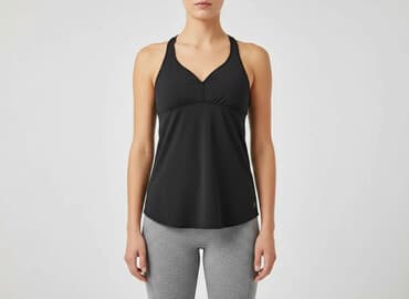 kombinezon gimnastyczny damski: T-shirt damski, rozmiar S — 5