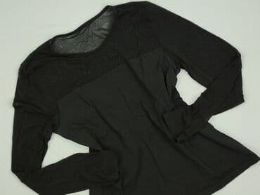bluzki z siateczką długi rękaw: Women's blouse, size S — 2
