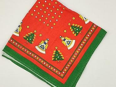 Towels: PL - Tablecloth 70 x 75, color - Red, condition - Very good — 1