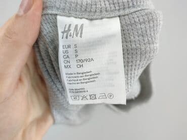szara bluzka h m: H&M, Bluzka damska, rozmiar S — 6
