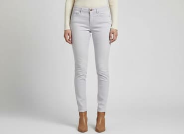 szare szerokie jeansy: F&F, Jeansy damskie, rozmiar M — 6