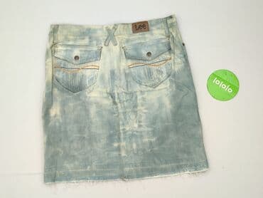 spódniczka dżinsowe z wysokim stanem: Lee, Spódnica damska, rozmiar L — 3