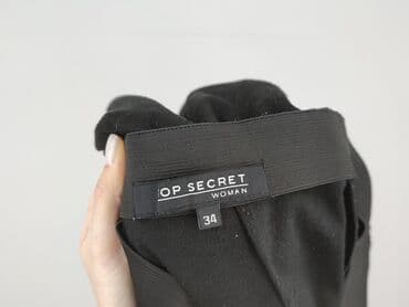 czarne spódniczka plisowane: Ops, Spódnica damska, XS — 4