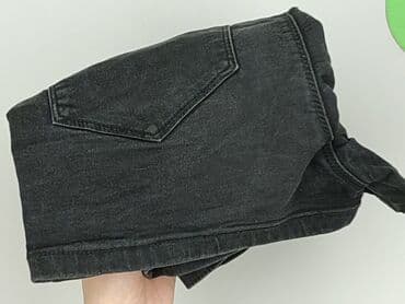 krótkie spodenki z wysokim stanem jeansowe: Sinsay, Szorty damskie, rozmiar M — 7