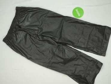 legginsy eko skóra matowe: MILANO ITALY, 3/4 Trousers for women, S — 3