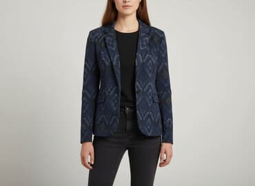 koszula niebieska hm: H&M, Marynarka damska, rozmiar S — 6