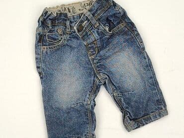 джинсова куртка: Denim pants, Next, 3-6 months, condition - Perfect — 1