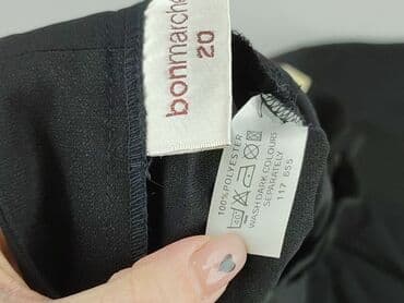 modne duże rozmiary spodnie: Bonmarche, Spodnie materiałowe damskie, rozmiar 4XL — 6