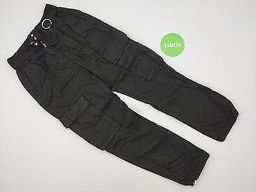 crocs rozmiary: Bershka, Spodnie cargo damskie, rozmiar 2XS — 2