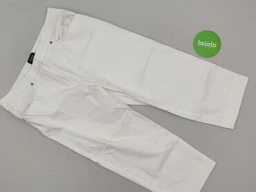 biale szerokie jeansy: Jeansy damskie, rozmiar 2XL — 2