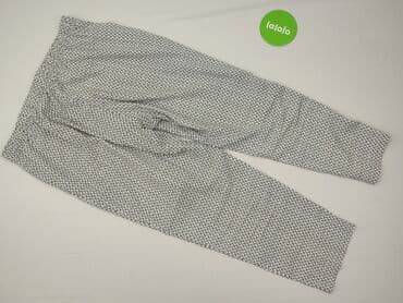 legginsy w prążki hm: H&M Basic, Spodnie materiałowe damskie, rozmiar XL — 3