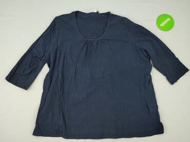 chabrowa bluzki plus size: Yessica, Bluzka damska, rozmiar 5XL — 2