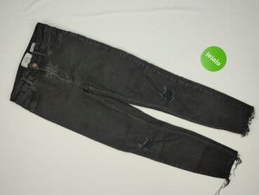 czarne jeansy damskie stylizacje: Jeansy damskie, rozmiar XS — 2