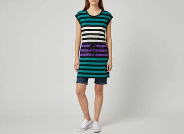 sukienki w paski: Divided, Sukienka damska, rozmiar 2XS — 7