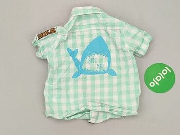 sukienka biala koronkowa: Shirt 1.5-2 years, condition - Perfect, pattern - Cell, color - Turquoise — 3