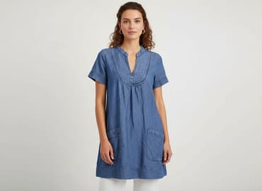 sukienka jeansowa pepco: Paprika, Sukienka damska, rozmiar M — 7