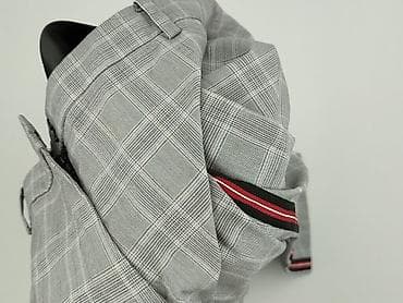 esprit buty deichmann: Męskie spodnie Esprit – krata prince of wales, szare z boczną lamówką — 6