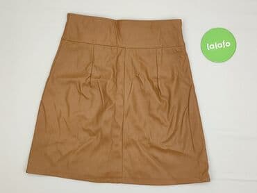 spódnice eko skóra rozkloszowane: Spódnica damska, M — 3