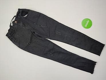 t shirt basic hm: Spodnie jeansowe, DenimCo, 13 lat, 152/158, stan - Bardzo dobry — 2