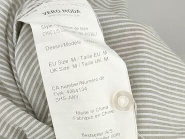 biała obcisła koszulka: Vero Moda, Koszula damska, M — 6