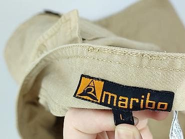 pull and bear garnitury: Męskie spodnie cargo Maribo - Kolor: beżowy/khaki - Fason: cargo — 5