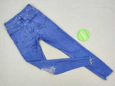 klapki cos: Spodnie jeansowe, New Look, 11 lat, 146, stan - Idealny — 3