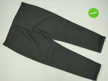 top zara basic: Zara, Material trousers for women, XL — 2