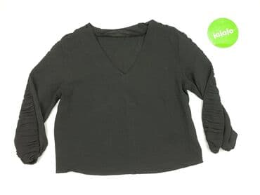 srebrne sukienki na imprezę: Women's blouse, size L (EU 40) — 2