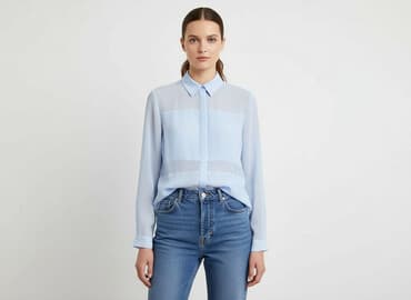 koszula niebieska hm: Topshop, Koszula damska, rozmiar S — 7