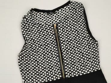 czarna sukienka ze srebrnymi dodatkami: Zara, Sukienka damska, L — 1