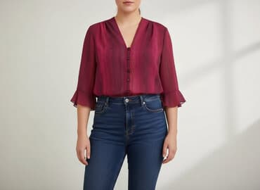 sweter piórkowy na drutach: Bluzka damska, rozmiar 3XL — 9