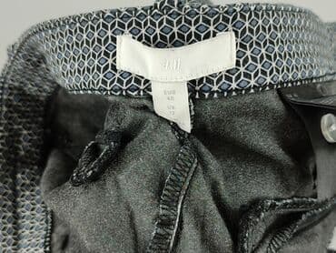 cekinowe spodnie h m: H&M, Spodnie materiałowe damskie, rozmiar L — 4