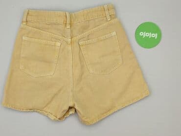 zara spodnie beżowe z wysokim stanem: Zara, Shorts for women, size M — 4