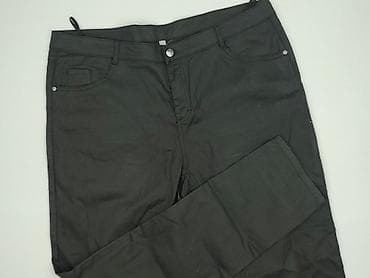 Spodnie materiałowe damskie, rozmiar 4XL