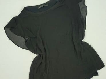 czarne bluzki z długim rękawem zara: Zara, Bluzka damska, rozmiar M — 2