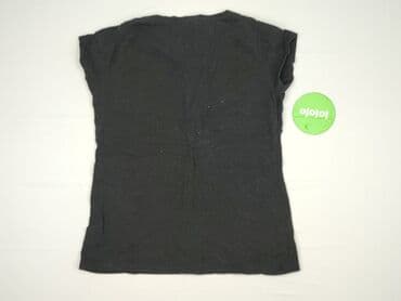 czarne t shirty damskie w serek: Beloved, T-shirt damski, rozmiar XL — 3