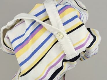 golfy w paski: Polo shirt for men, size L — 8