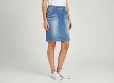 spódnice jeansowe ze streczem: Redseventy, Spódnica damska, rozmiar L — 1