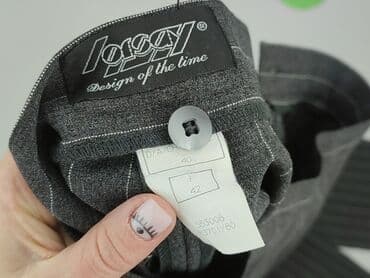 koszulka w paski damska: Orsay, Spodnie materiałowe damskie, M — 4