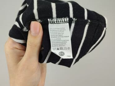 czarne t shirty w serek damskie: Yessica, T-shirt damski, rozmiar M — 5