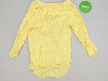 bluzka żółta w czarne paski: F&F, Bluzka damska, S — 3