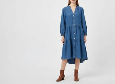 jeansowa sukienka hm: H&M, Sukienka damska, rozmiar S — 6