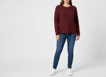 kamizelka góralska wełniana: Sweter damski, rozmiar XL — 6