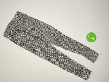 jeansy damskie podarte: Bershka, Spodnie materiałowe damskie, rozmiar XS — 3