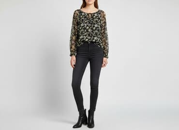 bluzka z dekoltem sinsay: Sinsay, Bluzka damska, rozmiar M — 1