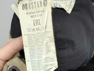 pull and bear kozaki: Mustang, Chinosy dla mężczyzn, rozmiar M — 5