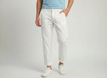 białe kozaki ccc: Denim Co, Spodnie damskie, M — 6