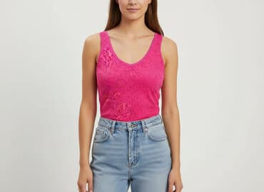 bluzki róża: Tezenis, Top damski, rozmiar S — 6