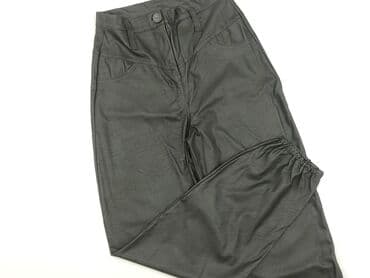 spodnie hello kitty piżama czarne: Material trousers for women, size L (EU 40) — 1